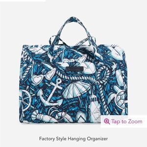 Vera Bradley Factory Style Hanging Organizer in Shore Enough NWT